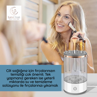 LunaClean Elektrikli Makyaj Fırçası Temizleme Makinesi